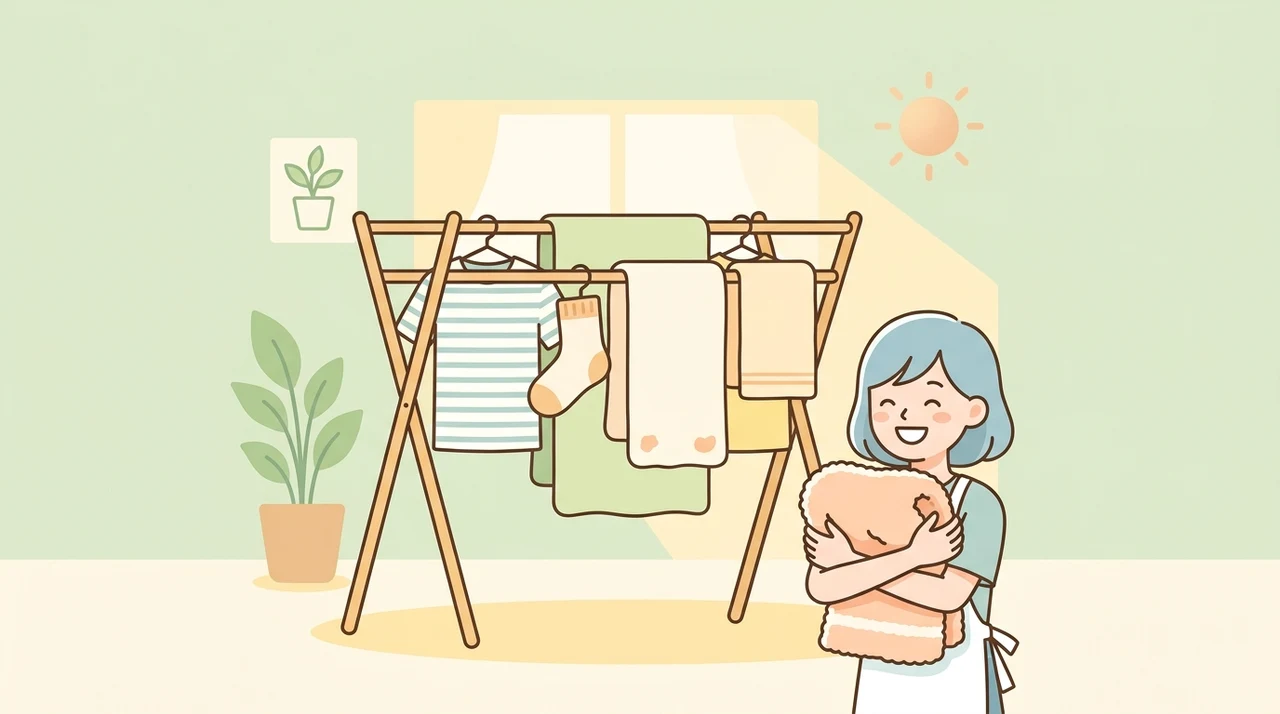 部屋干しで実感できる3つのメリット