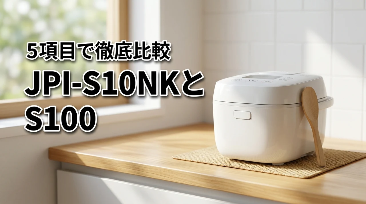 タイガーごほうび炊きJPI-S10NKとJPI-S100を5項目で徹底比較