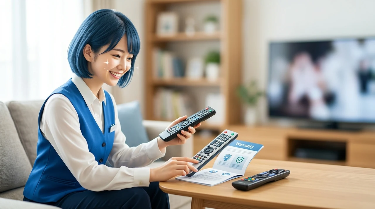リモコンと保証体制の違いを比較