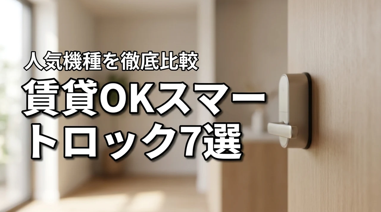 賃貸OKスマートロックおすすめ7選を徹底比較