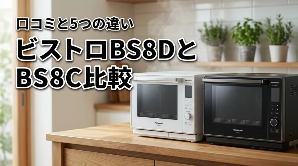 【口コミ比較】ビストロNE-BS8DとNE-BS8Cの違いを5つのポイントで解説